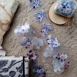 Pet tape purple bloom bouquets london gifties