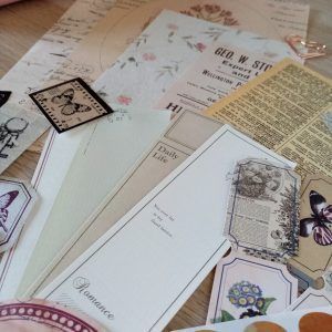 ephemera floral vintage
