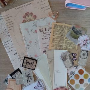 ephemera floral vintage