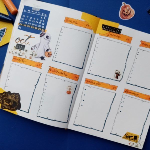 bullet journal ideas halloween