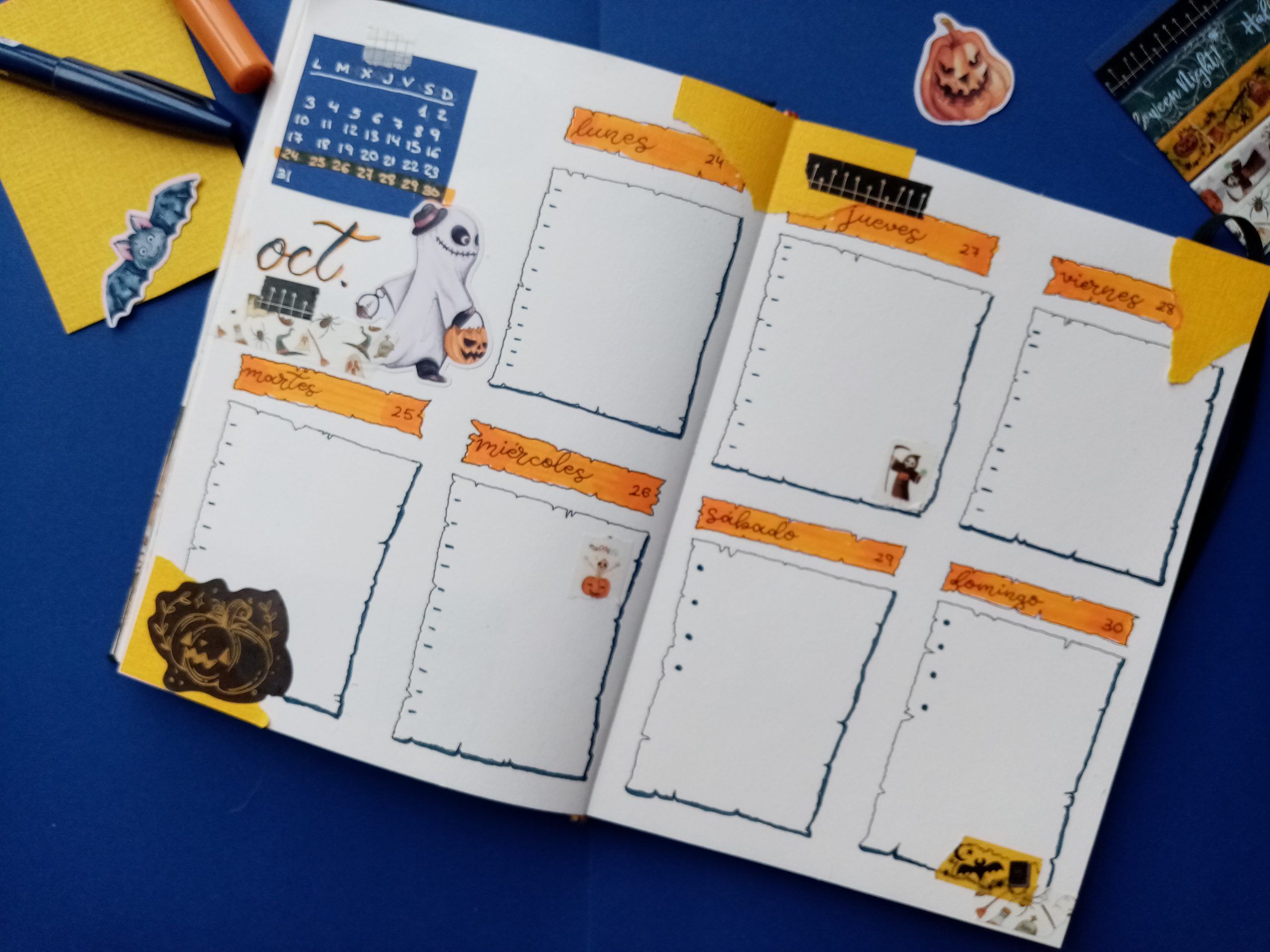 bullet journal ideas halloween
