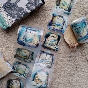 Pet tape cossy rural cottage window