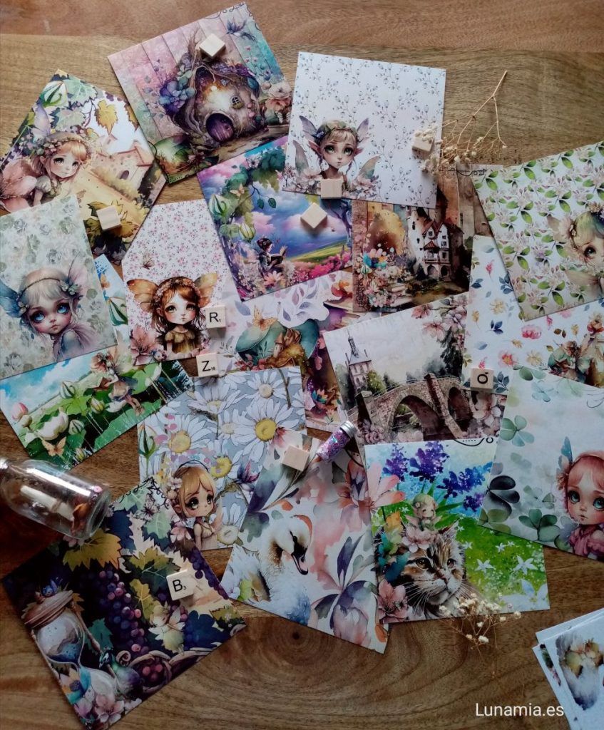 Sweet fairy Colección scrapbooking
