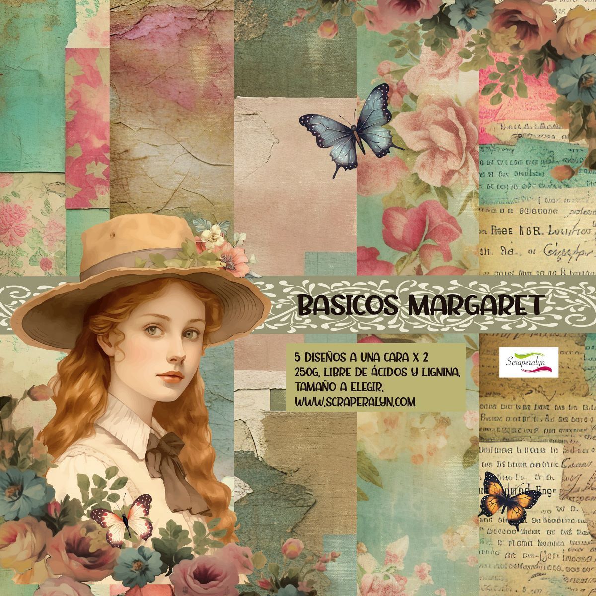 Colección scrapbooking Margaret scraperalyn