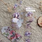 Pet tape Violet girls Flowers