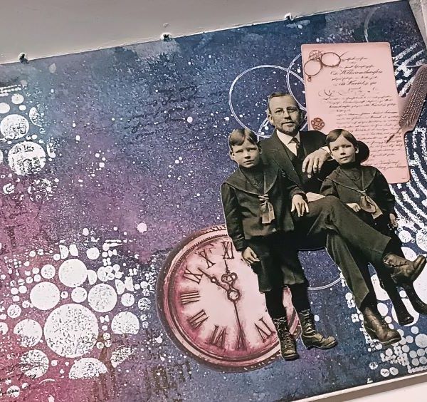 fondo artjournal con Lindy's