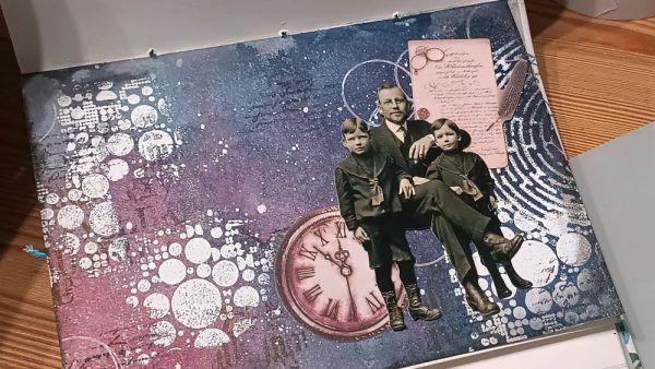 fondo artjournal con Lindy's