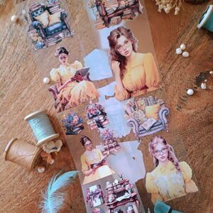 pet tape vintage amarillo