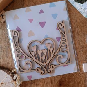 Chipboard cenefa corazón