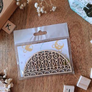 Chipboard cenefa semicírculo