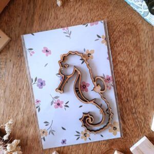Chipboard caballito de mar