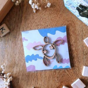 Chipboard tortuga estrellas
