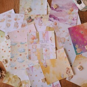 Colección papeles scrapbooking infantil
