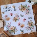 Recortable flores de papel