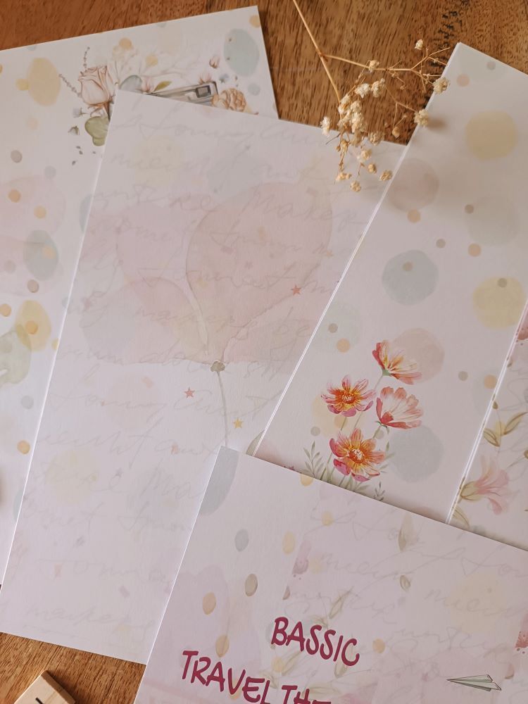 Papeles scrapbooking básicos