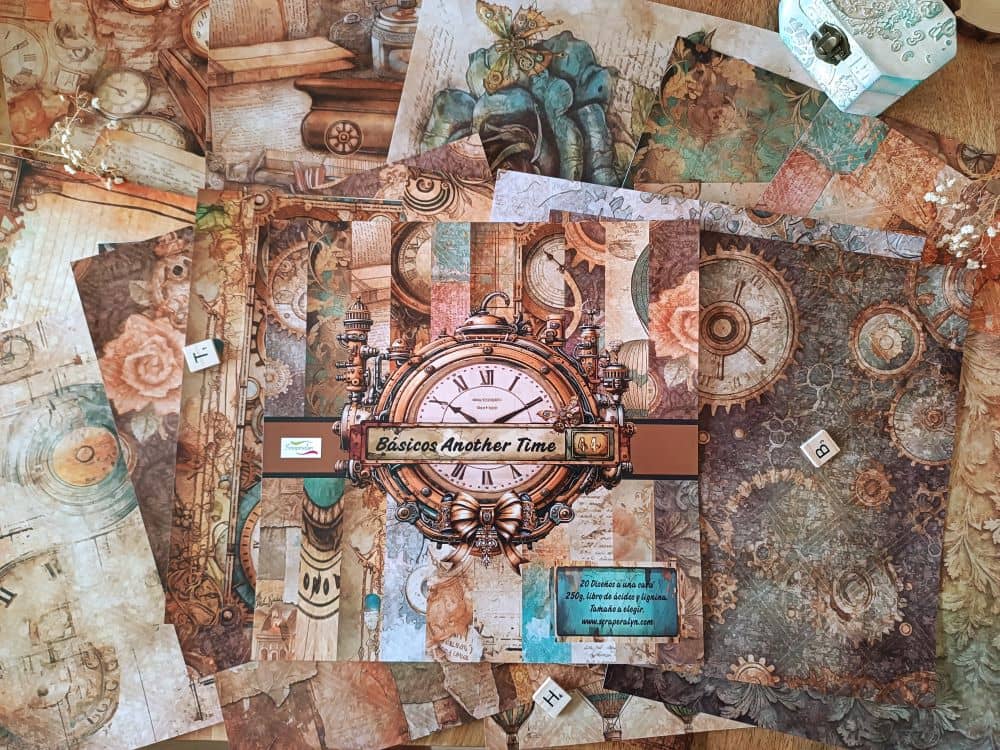 Colección de scrap básicos Another time