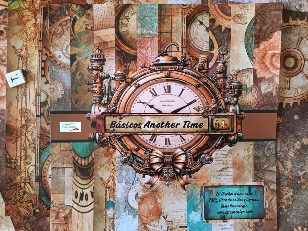 Colección scrapbooking steampunk scraperalyn another time