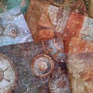 Colección scrapbooking steampunk