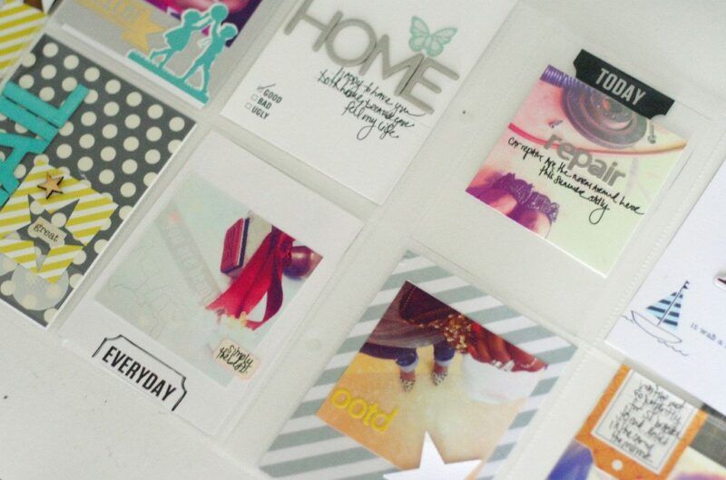 project life vs scrapbooking