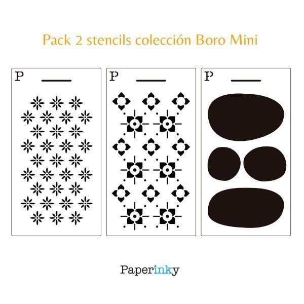 Stencils Boro Mini Paperinky pack 2