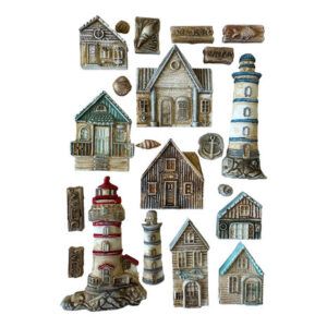 molde silent sea stamperia rhouses and lighthouses
