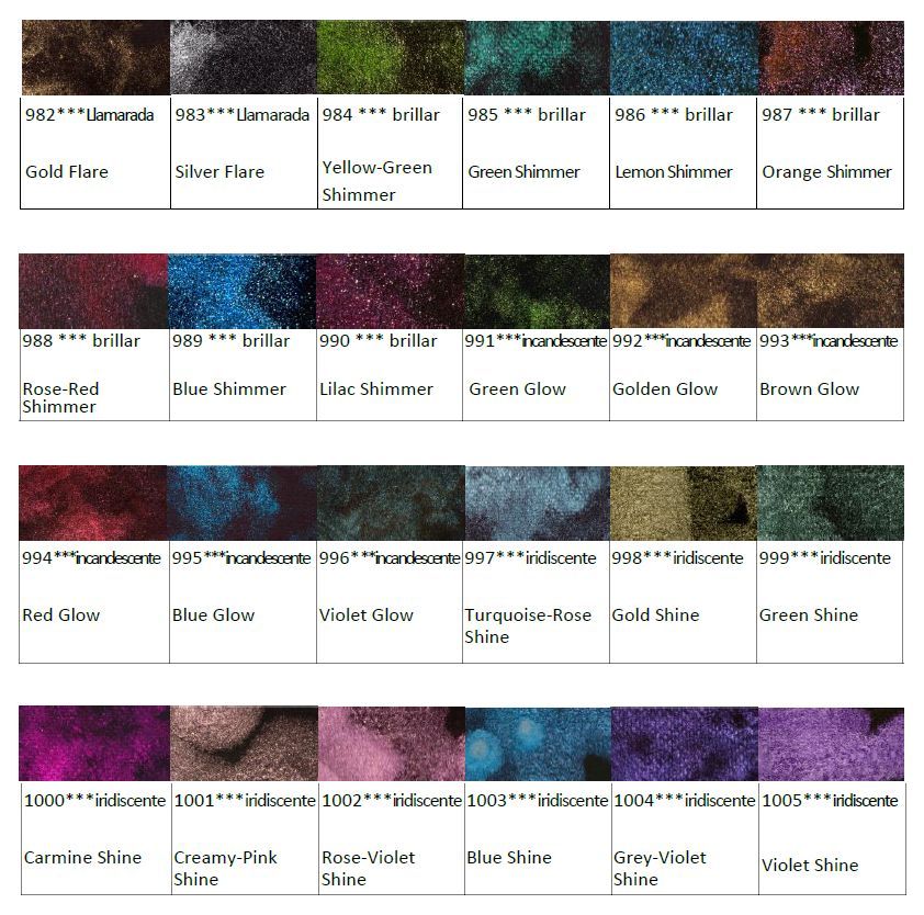 acuarelas perlescentes White Nights godet shimmer