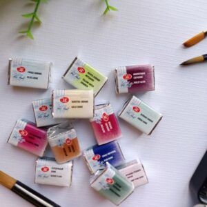Acuarelas perlescentes "Shimmering" White nights, varios colores