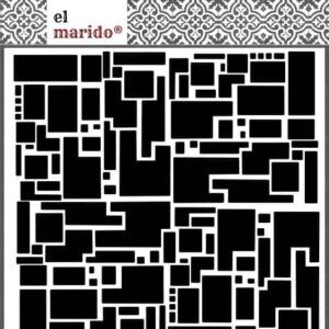 Stencil Cubismo Coleccion Arte El Marido
