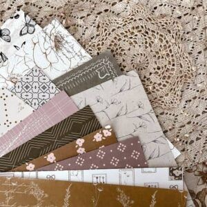papeles estampados posdata my lovely journal