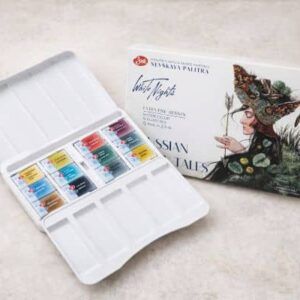 set acuarelas Russian Fairy Tales white nights