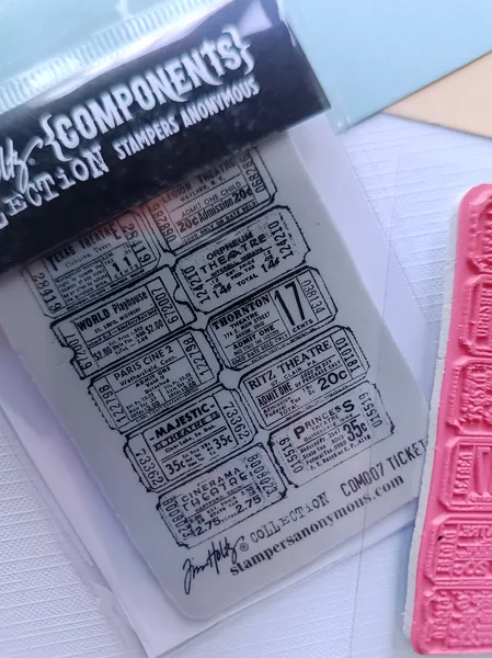 Sello de caucho Tickets, Tim Holtz - Imagen 3