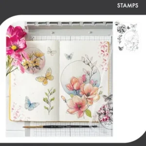 Set de sellos Magnolia Sizzix Studio by Willow Wolfe