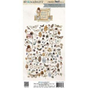 Die cuts flores Faded Memory Lane Nuneka y Art House Whimsy para 49&Markets