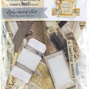 Set Ephemera Faded Memory Lane Nuneka y Art House Whimsy para 49&Markets
