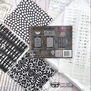 Set Stencils Knots & Knits Finnabair