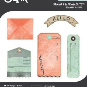 Sello+ troquel coordinado Tag It Sizzix