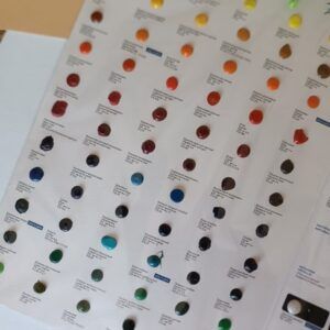 Carta de colores acuarelas White Nights