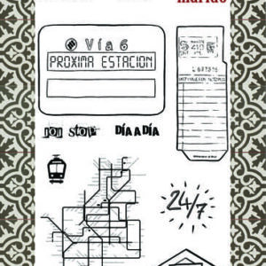Sello Próxima estación, colección Ciudad de El Marido