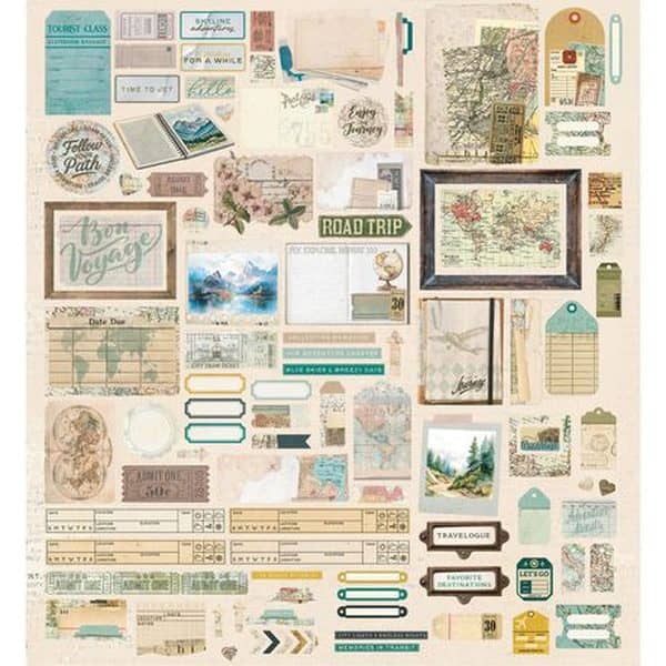 Die cuts Travel Diaries 49&Market - Imagen 2