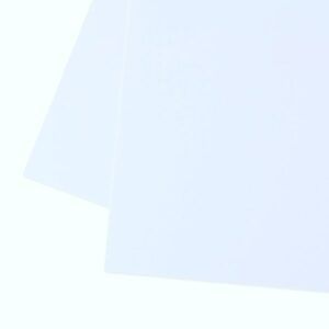 Cartulina blanca premium perlada12x12 Mintopía