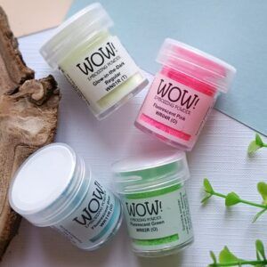 Polvos de embossing WOW fluorescentes