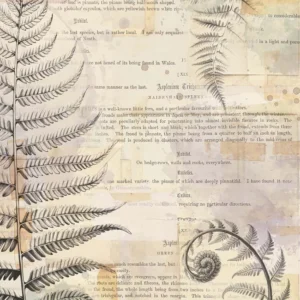 Papel Arroz Nature Margin Botanica Nuneka y Olga Heldwein para 7 dots