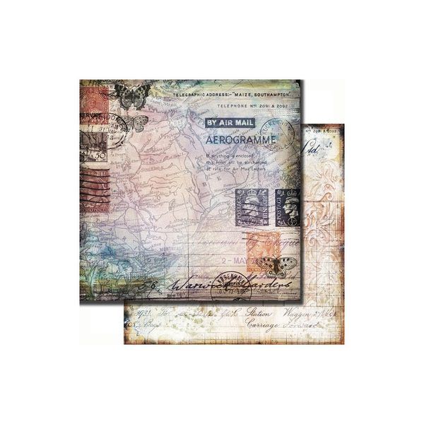 Papeles Scrap Butterfly effect Finnabair para 7 dots 12x12" - Imagen 9