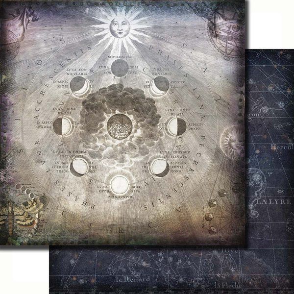 Papeles Scrap Stargazer Finnabair para 7 dots 12x12" - Imagen 3
