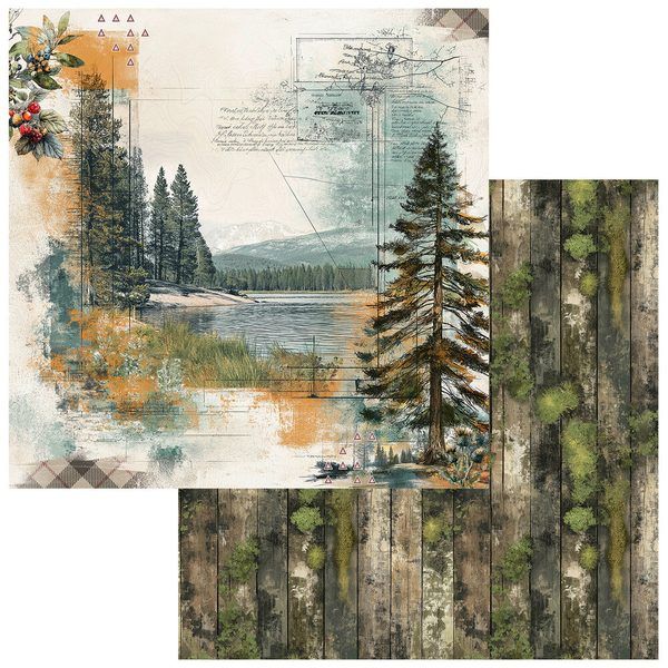 Papeles Scrap Campfire Memories 49andMarket 12x12" - Imagen 9