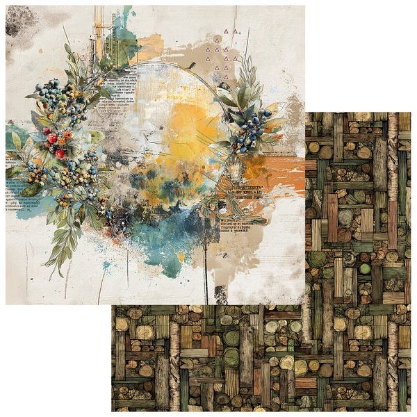 Papeles Scrap Campfire Memories 49andMarket 12x12" - Imagen 8