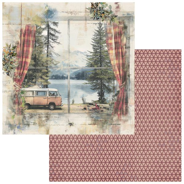 Papeles Scrap Campfire Memories 49andMarket 12x12" - Imagen 6