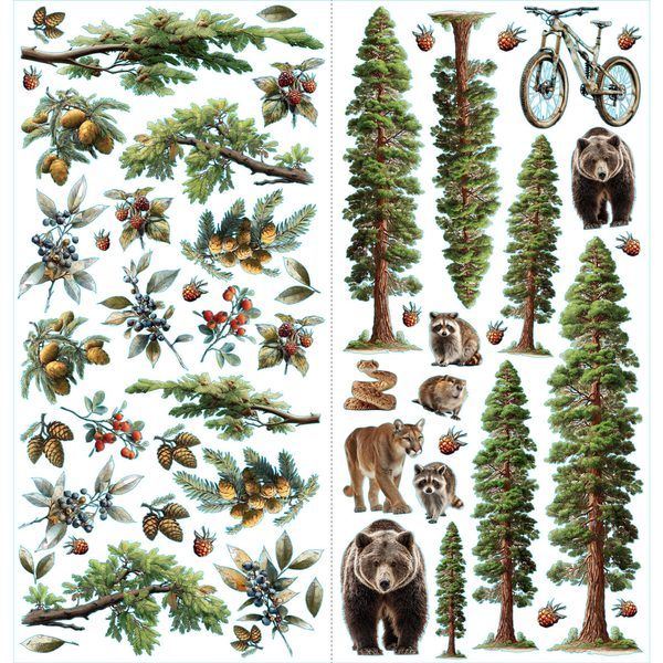 Die cuts camping Campfire Memories Faded Memory para 49 and Markets - Imagen 2