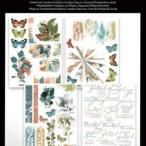 Rub-Ons Amber Ledger 6x8" - Katie Pertiet para Arden Creative Studio