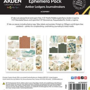 Set Ephemera Amber Ledgers Journalmarkers - Arden Creative Studio